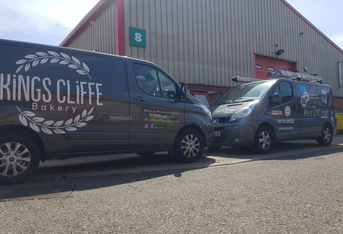 Successful commercial CCTV installation at Kings Cliffe Bakery